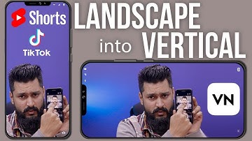 How to Convert Landscape Video to Portrait in VN video editor | For YouTube Shorts & Tiktok videos
