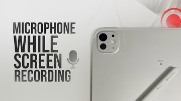 How to Use Microphone while Screen Recording on iPad (tutorial)