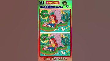 30 Seconds – 7 Hidden Differences – Can You Spot Them All 🔥? #shorts  #puzzlechallengeusa