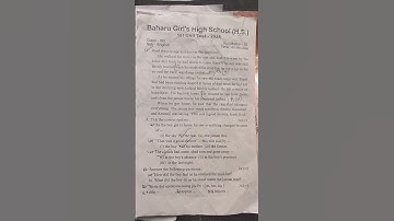 💯 Class 8 English 1st unit test question paper 2024💥class viii  | English|2nd unit| #short #shorts