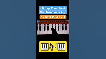 Learn C Sharp Minor Scale Harmonium #harmoniumtutorial #harmonium #trending #shorts #shortsvideo