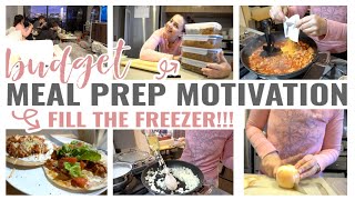Family friendly make ahead meals!!! Cook With Me - MEAL PREP FILL THE FREEZER || THE SUNDAY STYLIST