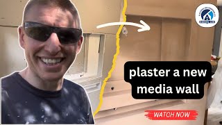 How to plaster a new media wall