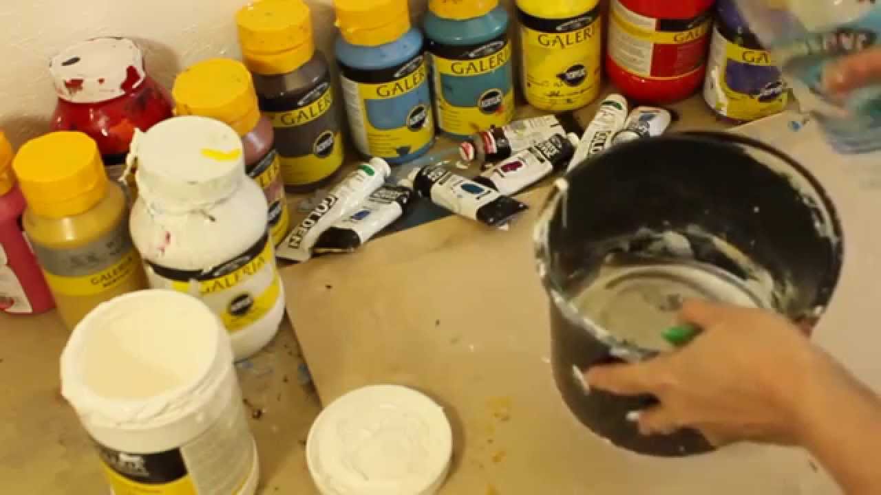 How to Prime a Canvas using Gesso YouTube