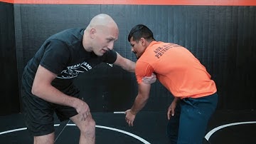 Simple Arm Drag Setup for Double Leg Takedowns