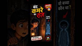 👉 Band Kamre Ka Raaz 😱🚪 | Scary Ghost Story | Emotional Horror Twist 👻#cartoon#cartoonshorts#shorts