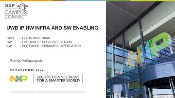 NXP Campus Connect 8 Nov. 2022 UWB IP HW Infra & SW Enabling