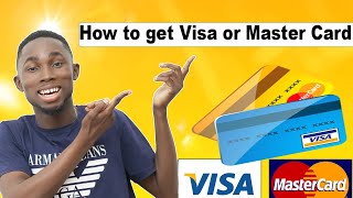 How to get a Visa or Master Card for Online payments