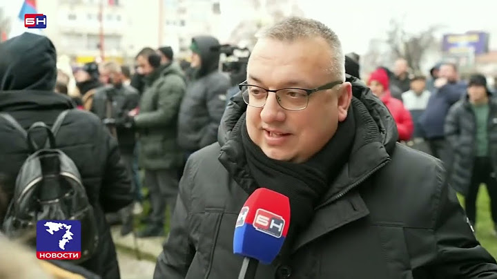 Protest ispred Tužilaštva u Bijeljini zbog hapšenja Ljubiše Petrovića: Čeka se odluka tužioca