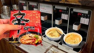 24-uurs geautomatiseerde onbemande Ramen-machinegemakswinkel in Korea