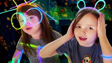 STAY AWAKE till MiDNiGHT!!  Glow Stick dance party with DJ NiKO! new Balloon Challenges every 1 hour