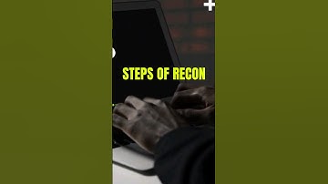 Steps of Reconnaissance OR Information Gathering 🤔 #reconnaissance #shorts