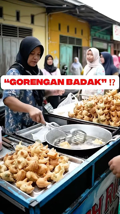 'Gorengan Bentuk Badak Ini Bikin Heboh Warga!'