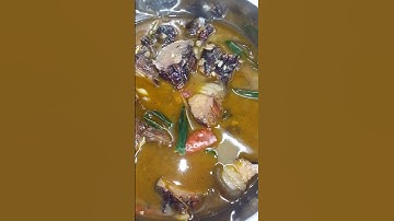 Smoked Pork with Axone || A Naga Delicacy#youtubeshorts
