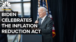 President Biden celebrates the passing of the historic Inflation Reduction Act — 9\/13\/22