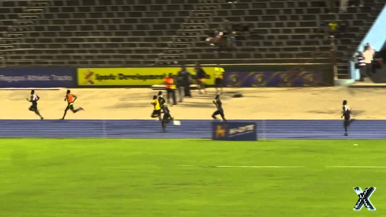 Javere Bell wins mens 400m (HEAT 2) by SportsXplorer Multimedia