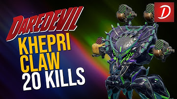 🔥 DareDevil Khepri Claw : 20 Kills : Watch NOW : War Robots WR