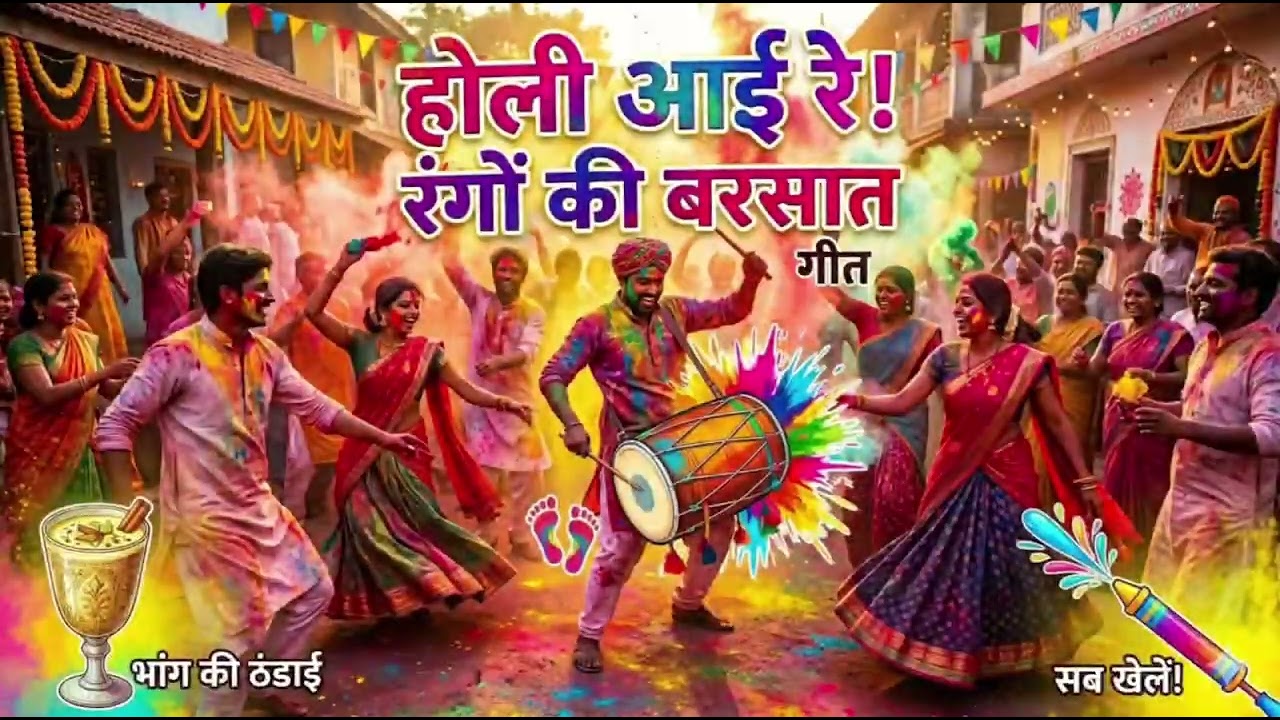 Holi Aai Rangon Ki Barsaat Aai | New Holi Song 2026 | Holi Special Dance Anthem