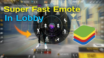 Super Fast Emote in Lobby |  Bluestacks 5 ✔