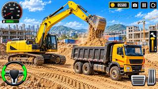 Real City Construction Simulator 3D - City Road Builder Excavator Trucks 2026 - Android Gameplay screenshot 4