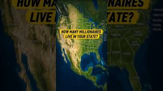Which U.S. State Has The Most Millionaires? 💰🇺🇸 #usa #millionaires #wealth #states #ranking #shorts