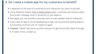 iBeacon App Integration