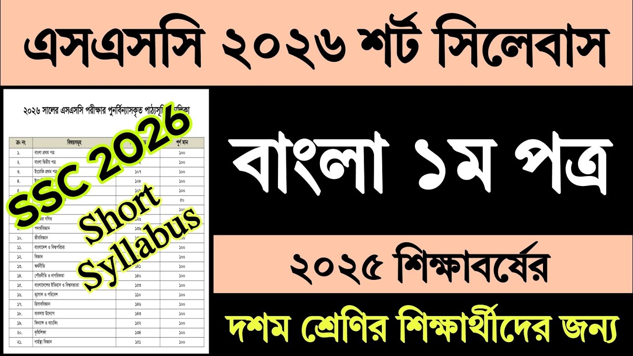 ssc-2026-short-syllabus-bangla-1st-paper
