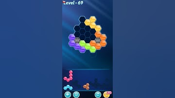 BLOCK! Hexa Puzzle! Semi-pro Level 69 (Rotate) - Lösung Solution Walkthrough