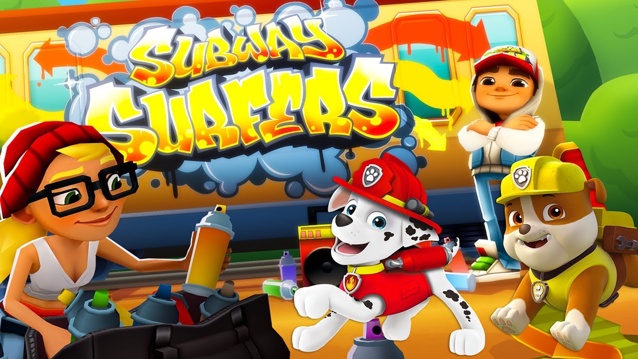 PAW Patrol A Day in Adventure Bay vs Subway Surfers