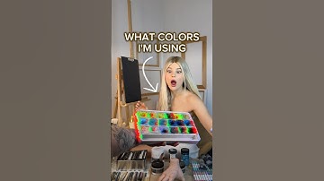 DRAWING, BUT I DON’T KNOW WHAT COLORS I’M USING!🫣 CAN YOU GUESS WHOM I DRAW? #drawing #art #shorts