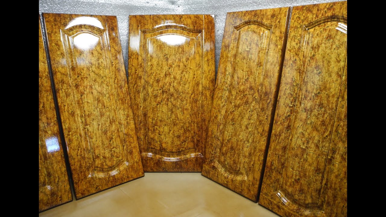 Аквапринт на дверки кухонного гарнитура - YouTube