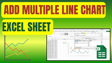 How To Add Multiple Line Chart In Excel Sheet #excel #exceltips