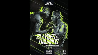 UFC Fight Nights Blaydes VS Daukaus. Разбор всего карда с прогнозами.