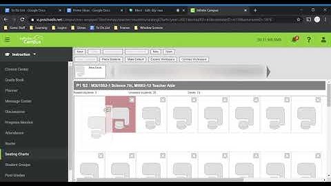 Attendance and Seating Charts in IC