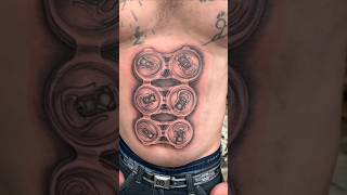 Six pack stomach tattoo artist Delfintattoo #besttattoos #worldsbesttattoos #tattooideas #sixpack