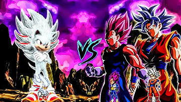 Shadic OP V2 (all form) (New) VS Goku DBS V3.5 OP (all form) & Vegeta DBS OP (all form) in Mugen