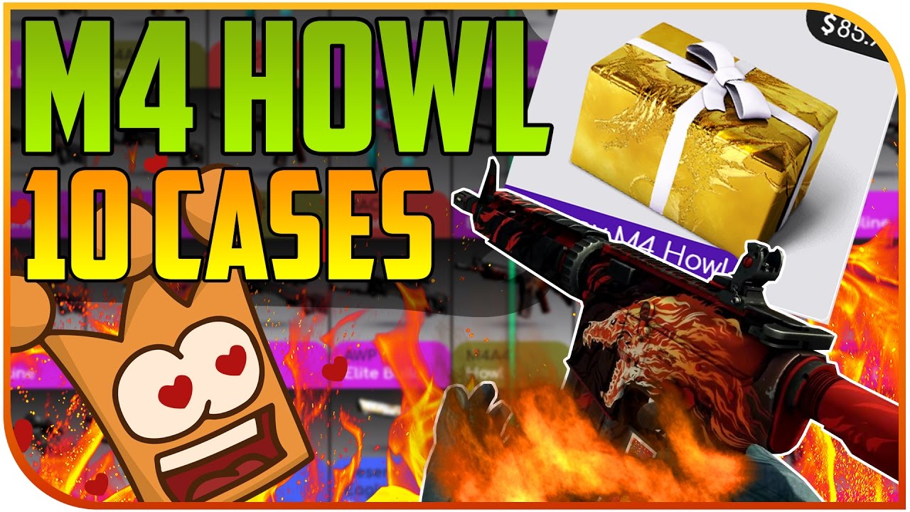 10x M4 HOWL CASES OPENING mit Jorgo auf Drakemoon | CS:GO Case Unboxing ...