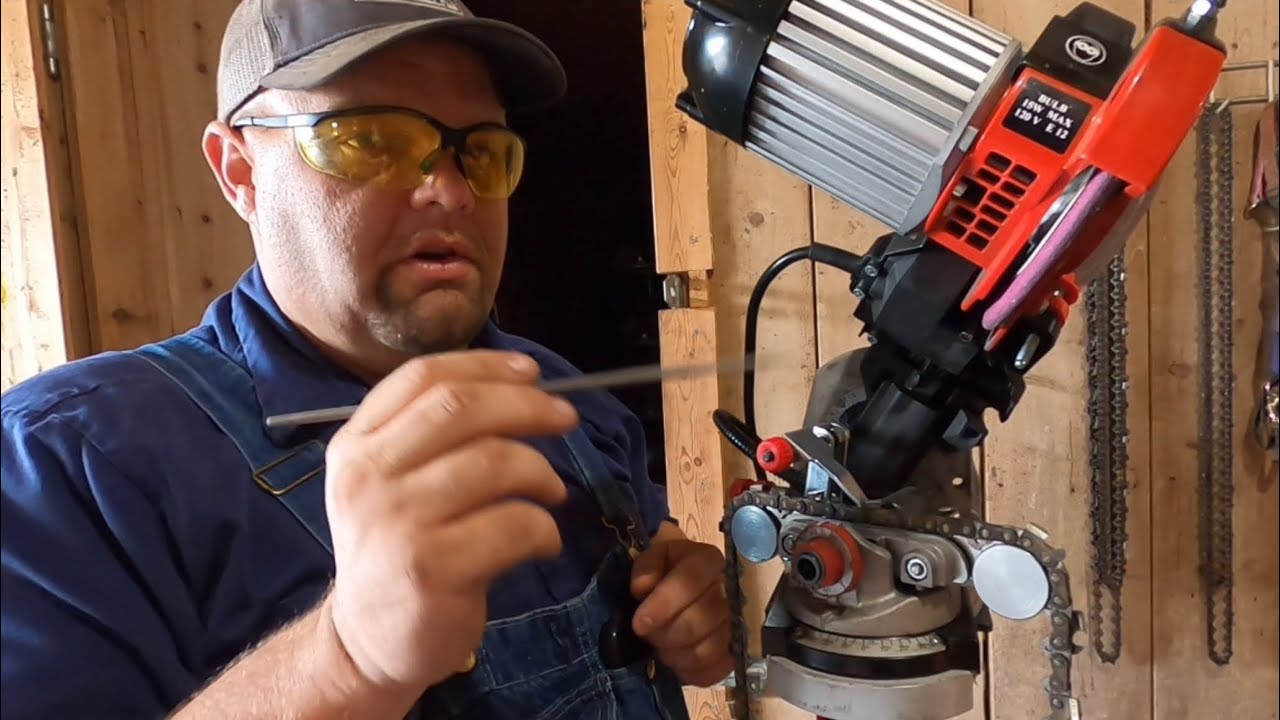 Oregon 620 (CHAINSAW SHARPENER) Full setup and use. YouTube