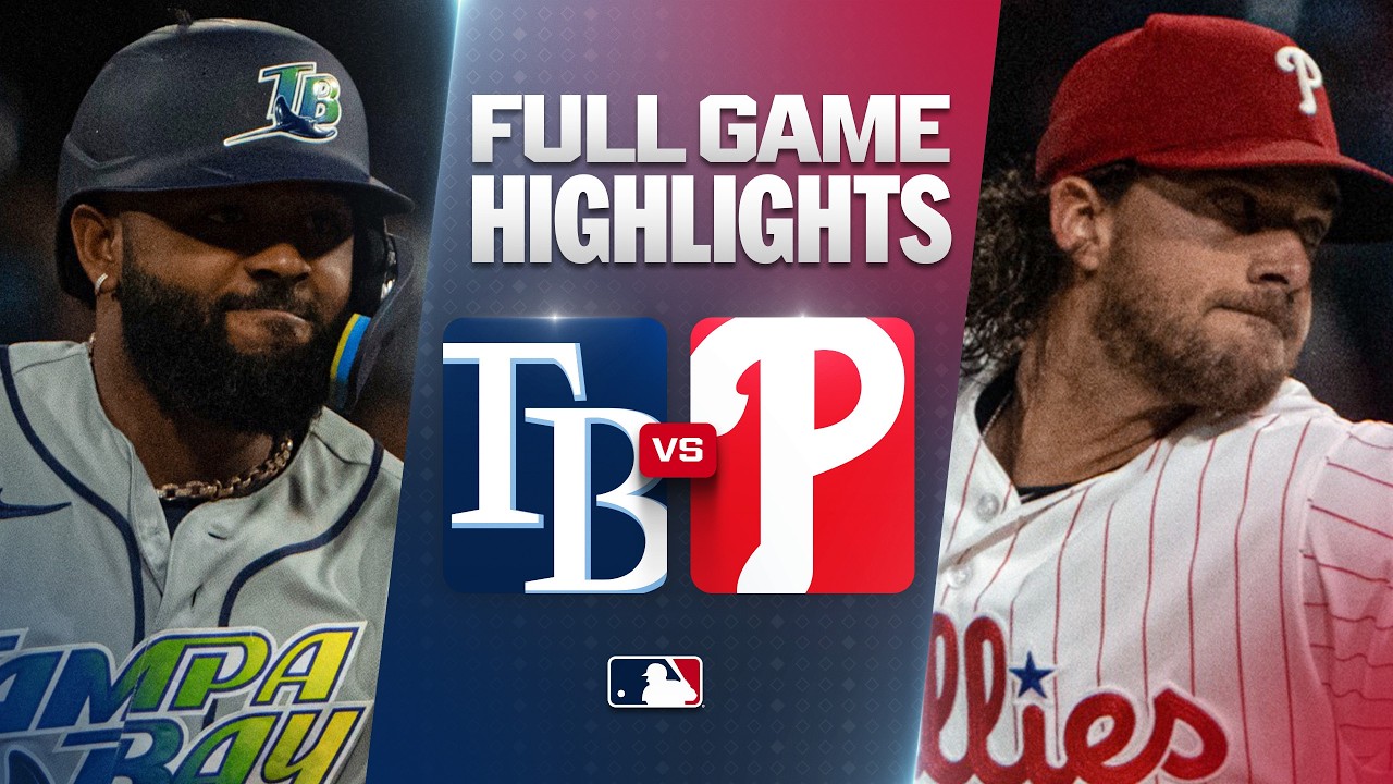 [MLB] 탬파베이 레이스 12 : 1 필라델피아 필리스 경기 결과·하이라이트
