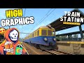 MY JOB IS TO MANAGE THE TRAIN STATION || TRAIN STATION PROJECT DEMO GAMEPLAY #1