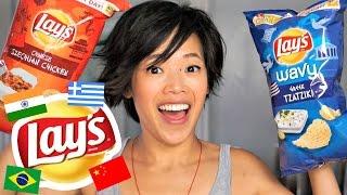 Lay's Global Flavors Potato Chips Taste Test -- Passport to Flavor