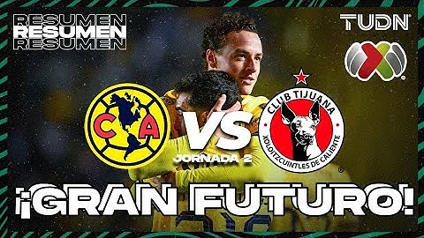 Resumen y goles l América vs Tijuana l Liga Mx - CL2025 J2 l  TUDN