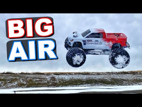 RC MONSTER Truck DOMINATES Ramp - Arrma Granite 1/10th 4x4 - TheRcSaylors