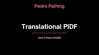 Translational PIDF Tuning | Pedro Pathing 2.0.0