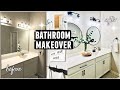 DIY BATHROOM MAKEOVER! CLEAN AND DECORATE WITH ME / GUEST BATHROOM 2020