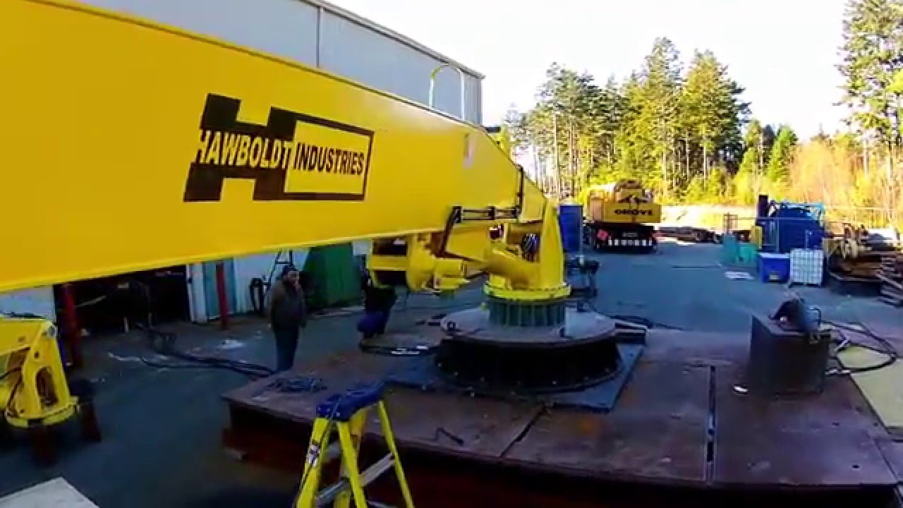 Hawboldt Industries - Marine Crane - Factory Acceptance Testing