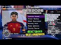 eFootball PES 2026 PPSSPP Android Offline Full Update 