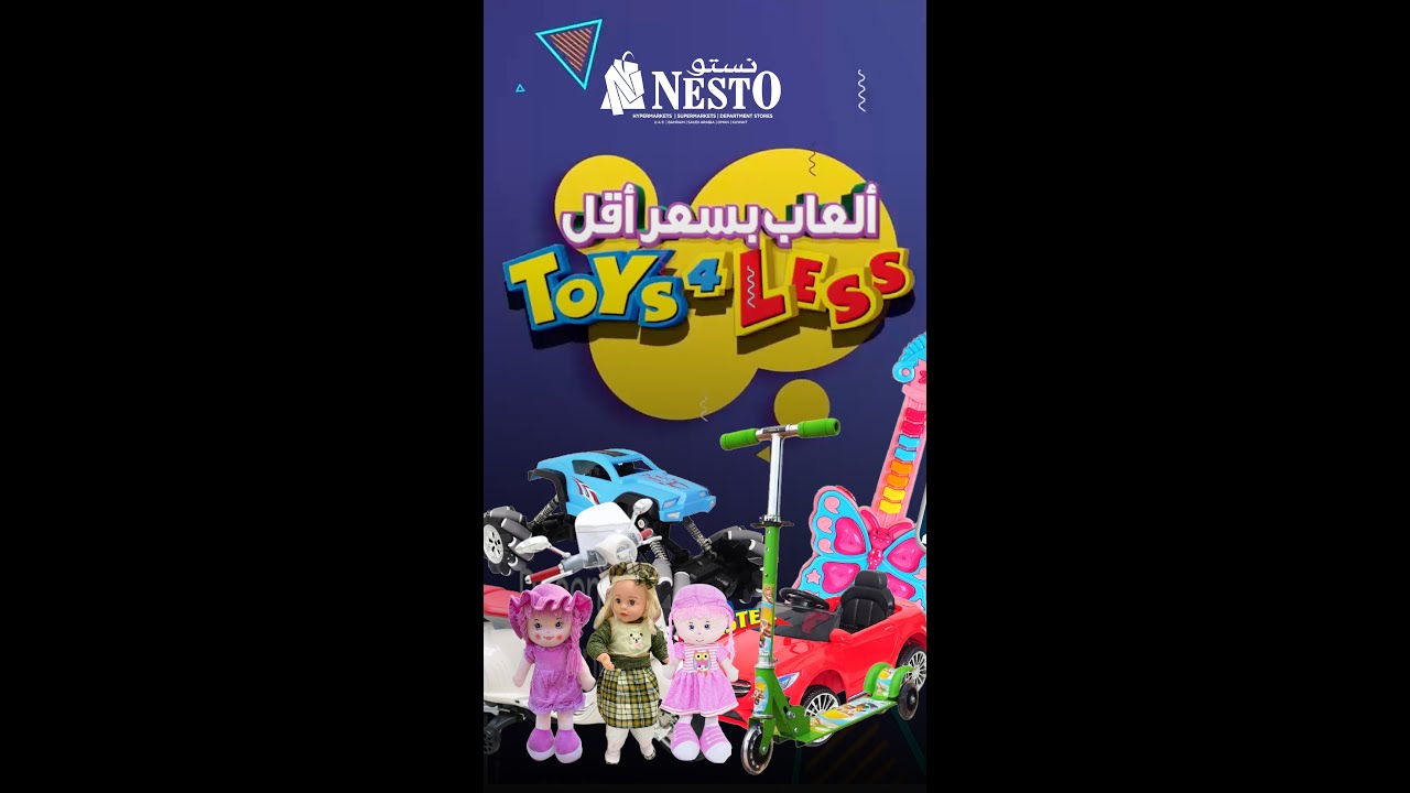 Nesto Toy 4 Less Offer for Children's