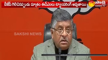 Union Minister Ravi Shankar Prasad hits out at Congress over fake EVM hacking