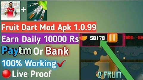 MPL Pro fruit Dart New Latest Mod Apk, MPL Pro Fruit Dart Latest hack trick